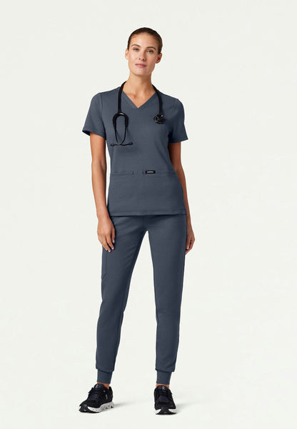 Rubi Slim UltraSOFT Scrub Jogger - Carbon Gray