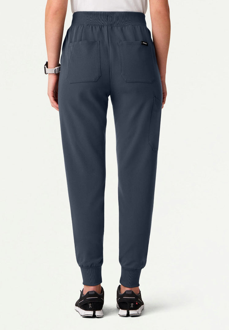 Silex Slim High Waisted Scrub Jogger - Carbon Gray
