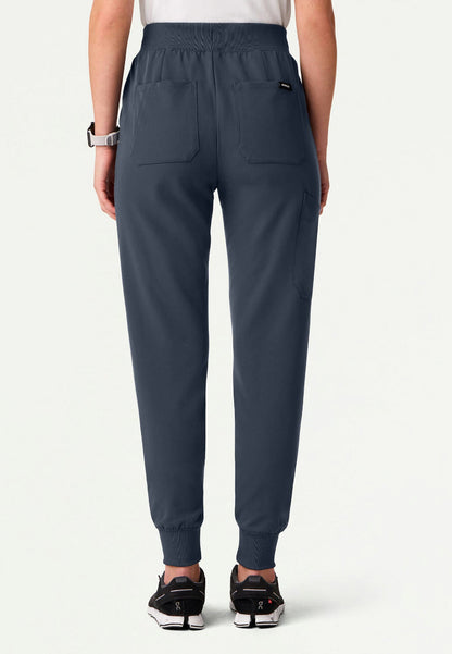 Silex Slim High Waisted Scrub Jogger - Carbon Gray