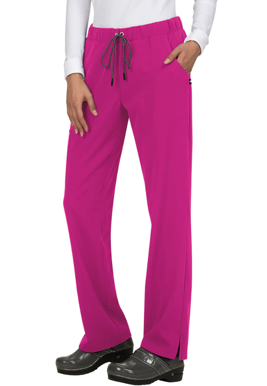 Koi Next Gen Women's 5-Pocket Cargo Scrub Pants - Azalea Pink