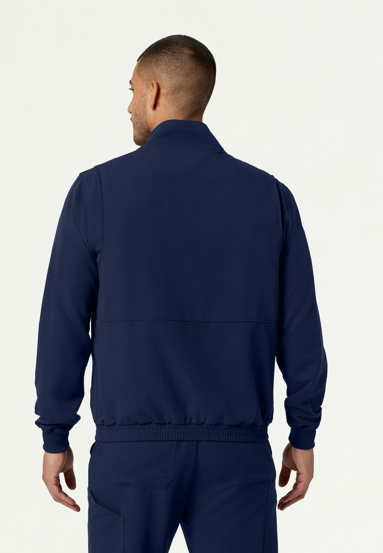 Chaqueta médica Wolfe Everyday de 6 bolsillos - Azul marino medianoche