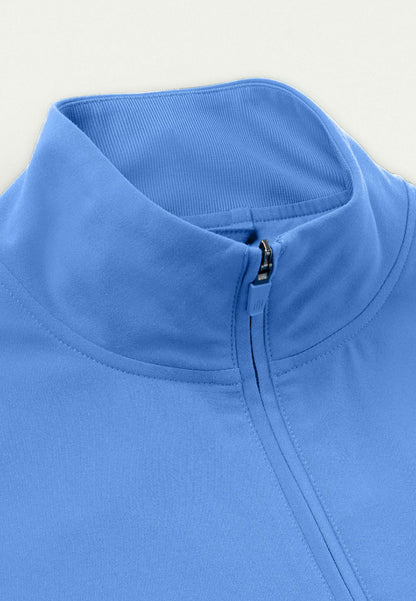 Wolfe Everyday 6-Pocket Scrub Jacket - Ciel Blue