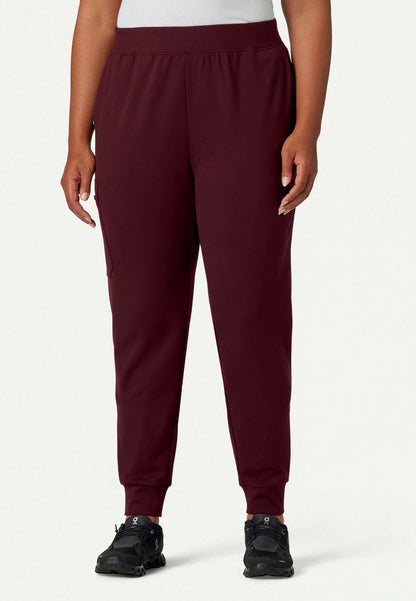 Rubi Slim UltraSOFT Scrub Jogger - Burgundy