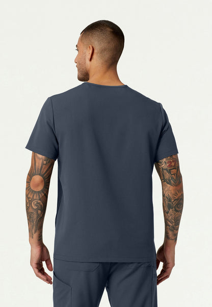 Blusa médica Platt de 3 bolsillos - Gris carbón