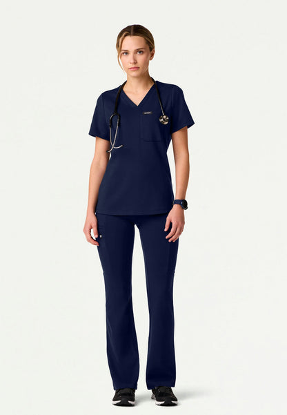 Pantalón médico de yoga Perri UltraSOFT - Azul marino medianoche