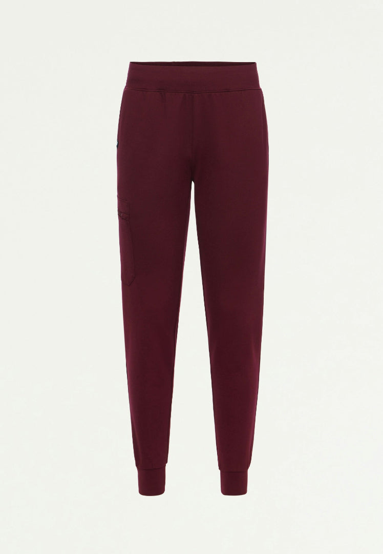 Rubi Slim UltraSOFT Scrub Jogger - Burgundy
