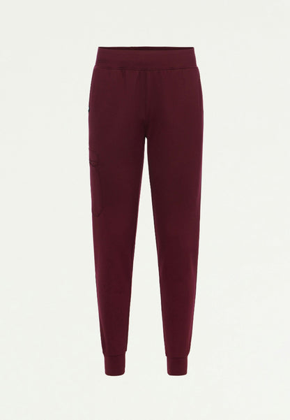 Rubi Slim UltraSOFT Scrub Jogger - Burgundy