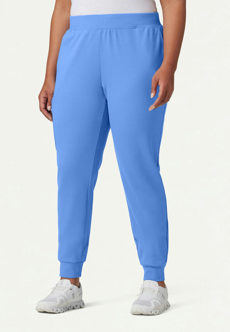 Pantalón de jogging médico Rubi Slim UltraSOFT - Ciel Blue