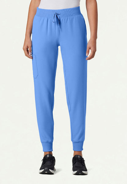 Jogger médico Silex Slim Knit-Waist - Azul cielo