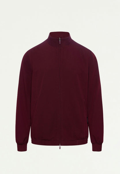 Wolfe Everyday 6-Pocket Scrub Jacket - Burgundy
