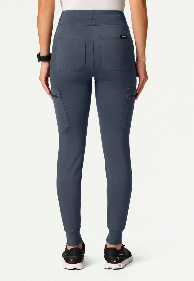 Pantalón deportivo Kait Skinny UltraSOFT de 10 bolsillos - Gris carbón