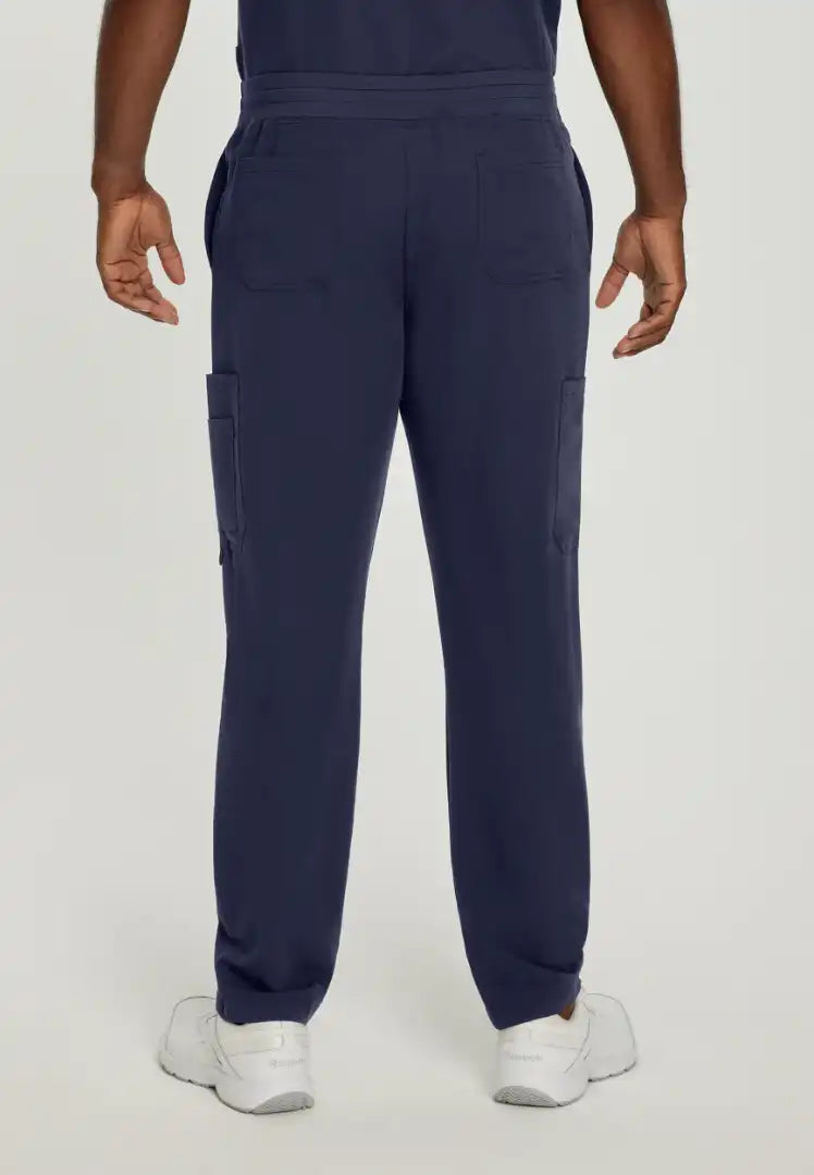 White Cross V-Tess Men's Cargo Scrub Pants - Navy - The Uniform Store