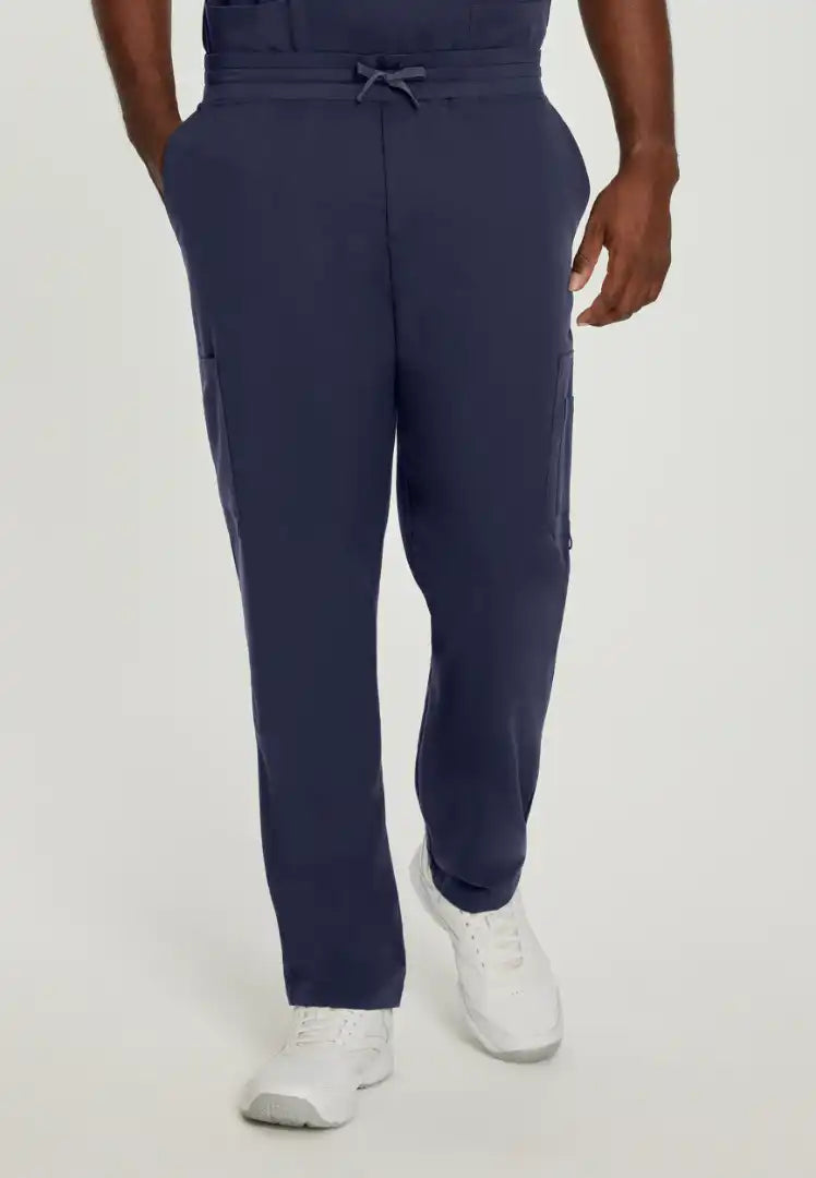 White Cross V-Tess Men's Cargo Scrub Pants - Navy - The Uniform Store