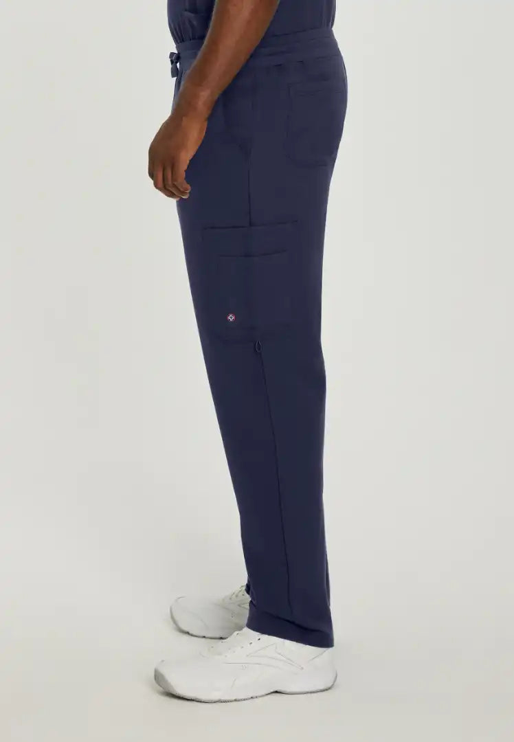 White Cross V-Tess Men's Cargo Scrub Pants - Navy - The Uniform Store