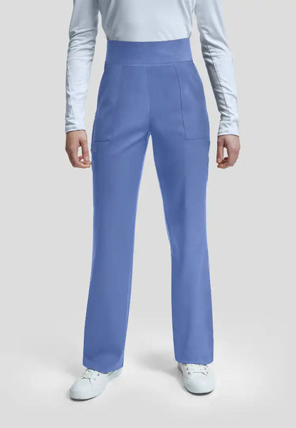 Vibe 6-Pocket Cargo Scrub Pants - Ciel