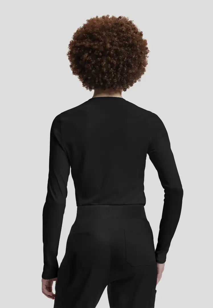 Vibe 1-Pocket Jersey Knit Underscrub - Black