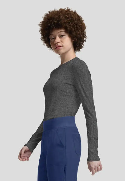 Vibe 1-Pocket Jersey Knit Underscrub - Heather Grey