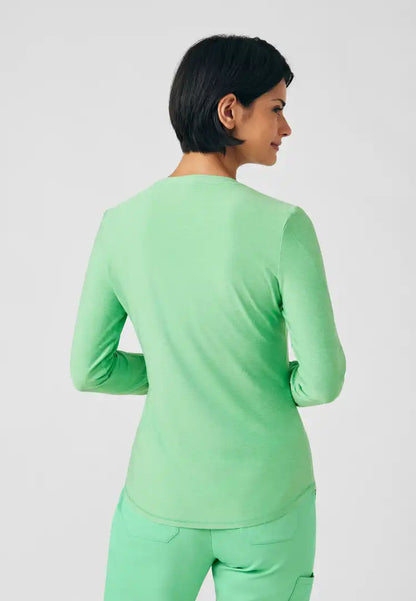 Vibe 1-Pocket Jersey Knit Underscrub - Heather Mint Julep