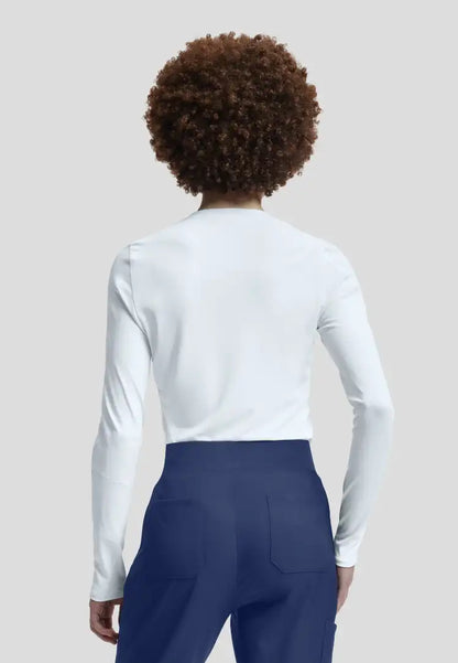 Vibe 1-Pocket Jersey Knit Underscrub - White