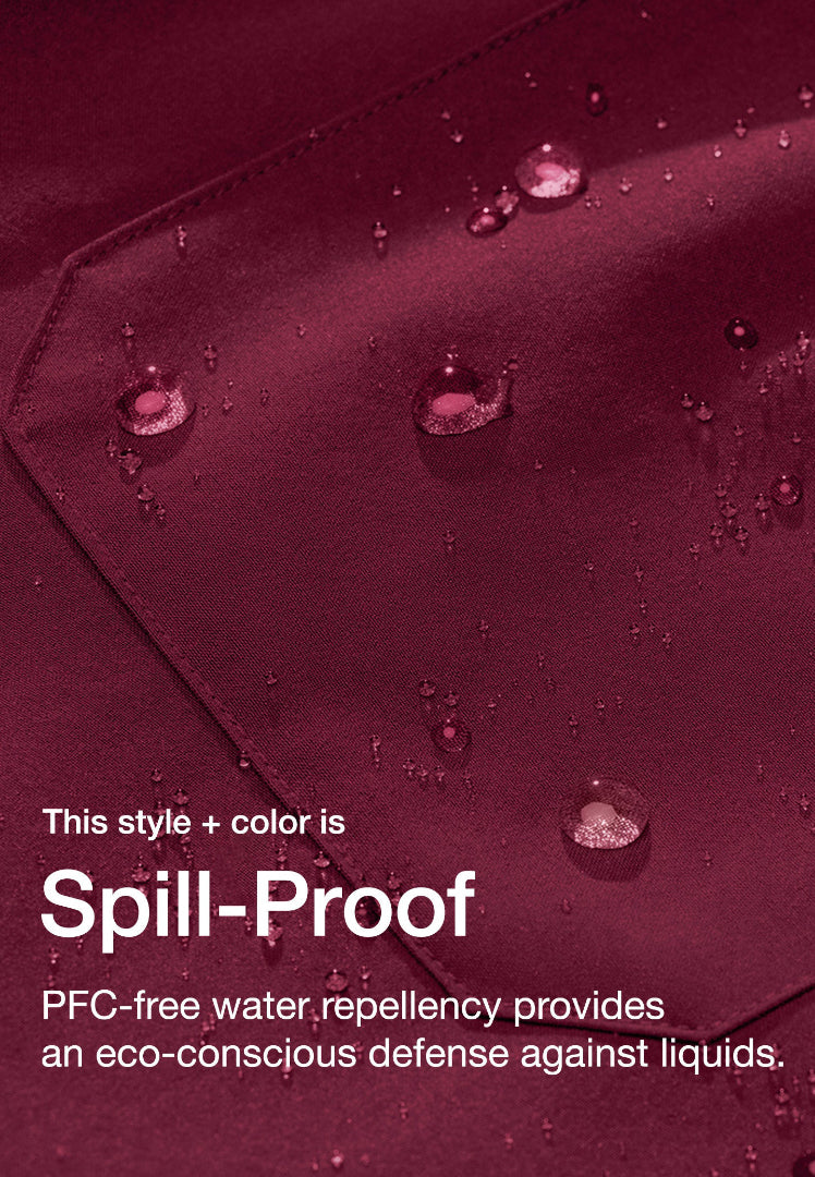 Holmes UltraLITE™ 1-Pocket Scrub Top - Burgundy