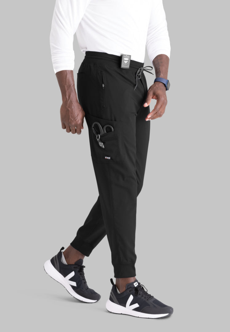 Murphy 5-Pocket Jogger Scrub Pant - Black