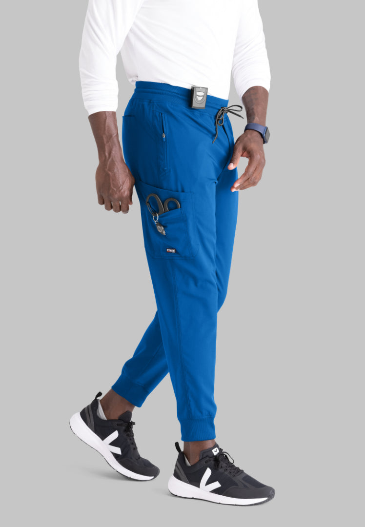 Murphy 5-Pocket Jogger Scrub Pant - New Royal