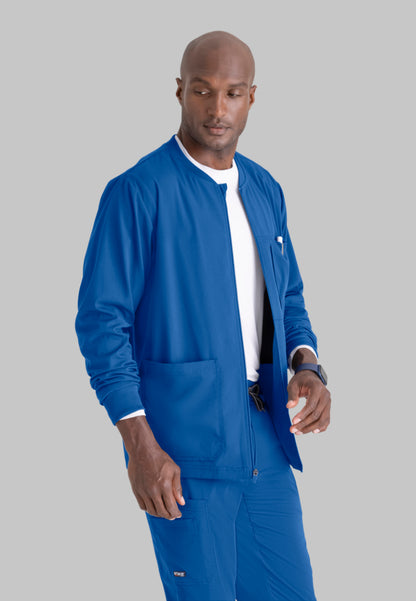 React 5-Pocket Warm-Up Jacket - New Royal