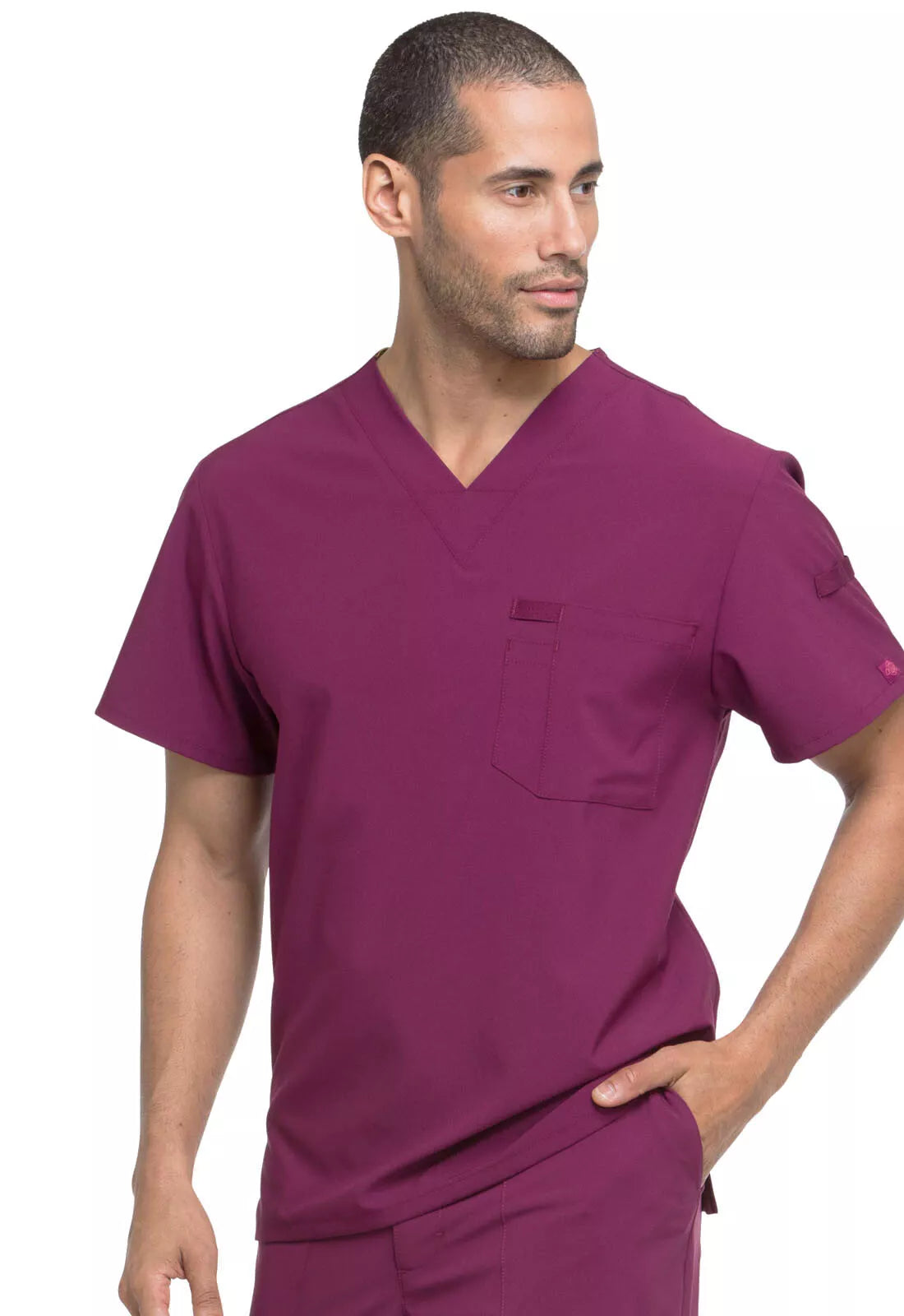 Dickies EDS Essentials Men's V-Neck Scrub Top - The Uniform Store