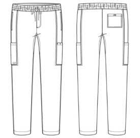 Line Drawing for Compass 5-Pocket Pant - Pewter