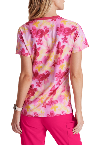 Dignity Single Pocket Tuck In Top - Plumeria Dreams