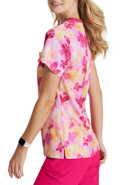 Dignity Single Pocket Tuck In Top - Plumeria Dreams