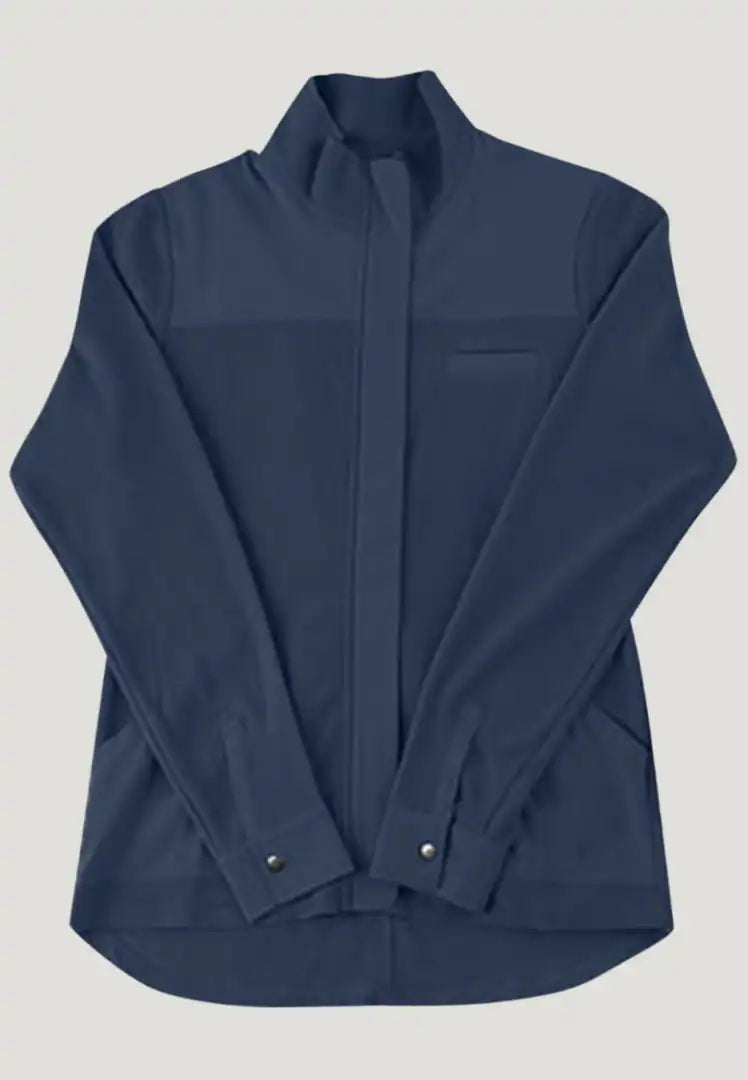 White Cross FIT Women's 3-Pocket Warm-Up Scrub Jacket - Navy - The Uniform Store