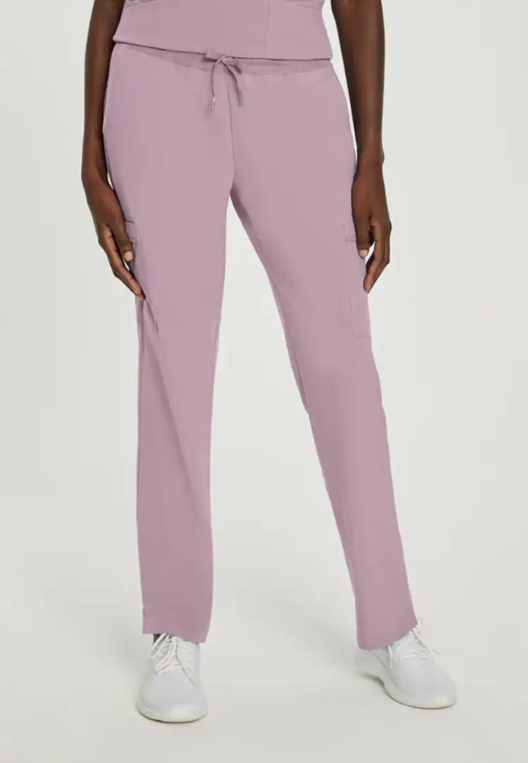 White Cross FIT Women's Cargo Scrub Pant - Mauve Shadows - The Uniform Store