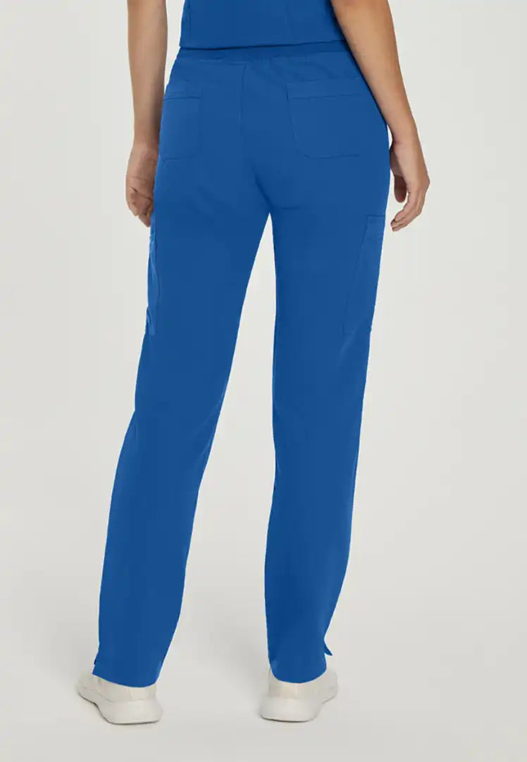 White Cross V-Tess Women's Cargo Scrub Pant - Royal Blue - The Uniform Store