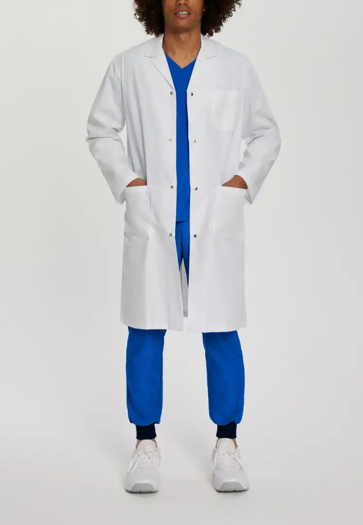 White Cross Unisex 3 Pocket Full-Length Lab Coat - White – The Uniform ...