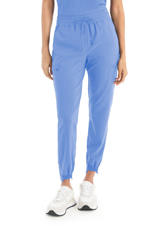 White Cross CRFT Women's Jogger Scrub Pants - Cieleste - The Uniform Store